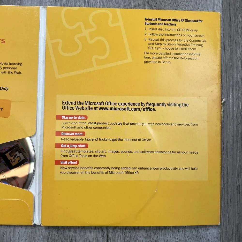 Microsoft Office XP Standard for Students and Teachers 2002 with Product Key
